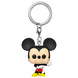 Zoom sur le porte-clés Mickey Mouse FUNKO Pocket POP montrant les textures et finitions soignées du produit