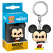 Porte-clés Disney Classics Mickey Mouse FUNKO Pocket POP accroché à un trousseau de clés, prêt à l'usage quotidien