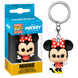 Présentation du porte-clés Minnie Mouse Pocket POP suspendu à un trousseau de clés