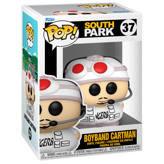Figurine Funko POP Cartman South Park Boyband en vinyle de 9 cm dans sa boîte cadeau