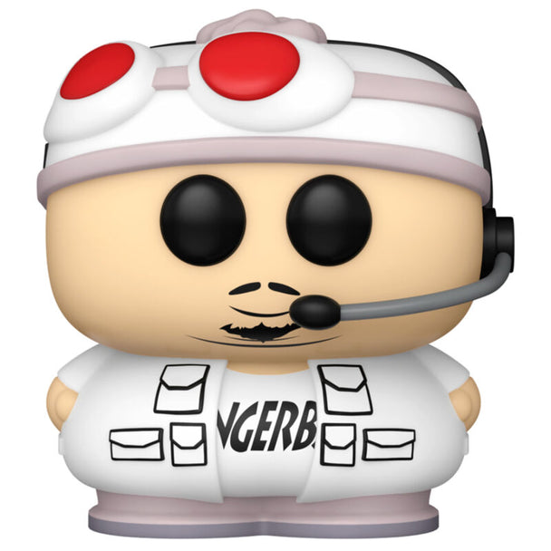 Vue rapprochée de la figurine Cartman South Park Boyband Funko POP avec détails du costume