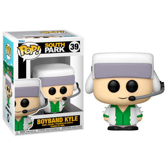 Emballage officiel Funko POP de la figurine South Park Kyle Boyband avec logo Funko