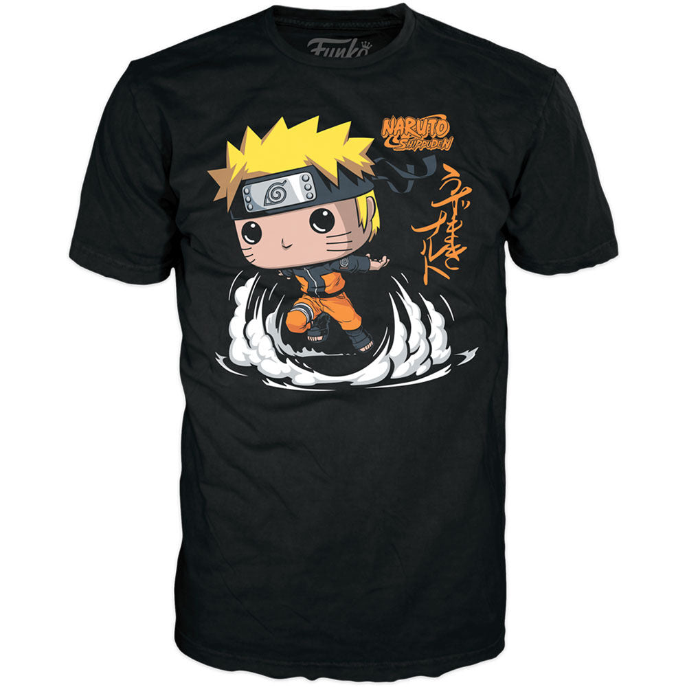 Présentation du t-shirt Naruto Shippuden porté, mettant en valeur son confort et son style.
