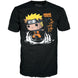 Présentation du t-shirt Naruto Shippuden porté, mettant en valeur son confort et son style.