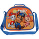 Poignée renforcée et fermeture éclair du sac à déjeuner Paw Patrol KARACTERMANIA en gros plan