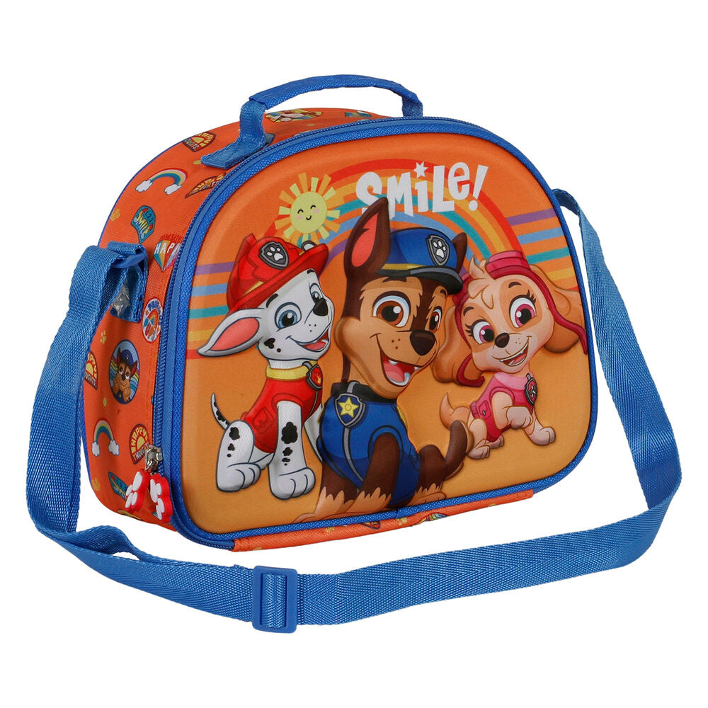 Intérieur doublé et compartiment unique du sac à déjeuner Paw Patrol pour garder les repas frais