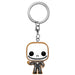 Gros plan sur le porte-clés Pocket POP Jack Skellington montrant la texture et les traits distinctifs du personnage Gingerbread.