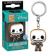 Ensemble des trois images du porte-clés Funko Pocket POP Jack Skellington, incluant différentes perspectives et angles de vue.