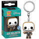 Ensemble des trois images du porte-clés Funko Pocket POP Jack Skellington, incluant différentes perspectives et angles de vue.