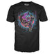 Détail du design du T-shirt Funko Marvel Wakanda Forever Black Panther