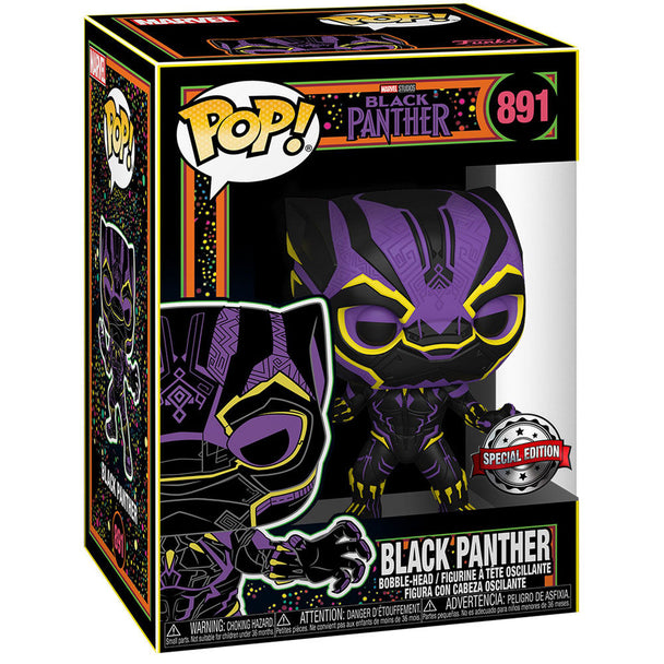 Figurine POP Black Panther exclusive Marvel Wakanda Forever vue de face