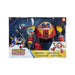 Vue d'ensemble du playset montrant les éléments interactifs et les figurines