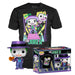 Set complet FUNKO avec T-shirt Batman et figurine POP métallique Joker DC Comics
