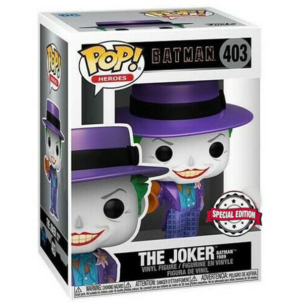 T-shirt noir FUNKO avec imprimé Batman et Joker en design exclusif DC Comics