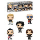 Boîte du pack Funko POP 5 figures The Cure avec design officiel et illustrations du groupe.