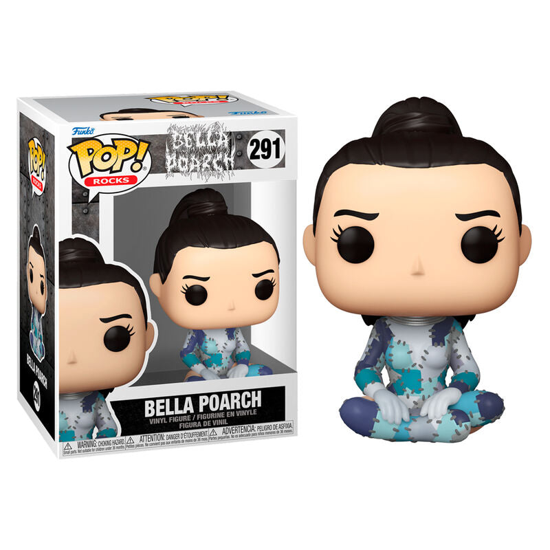 Emballage officiel de la figurine POP Bella Poarch BAB (PTCHWRK) FUNKO avec logo et illustrations