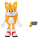 Sonic the Hedgehog 2 figurine posée sur un socle transparent pour exposition