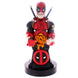 Figurine Deadpool Zombie Marvel tenant un support câble de 20 cm vue de face