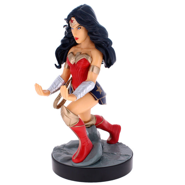 Vue de profil du support Wonder Woman avec une manette Xbox Series S/X posée dessus