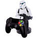 Détail du design Stormtrooper blanc et noir sur le support câble EXQUISITE GAMING