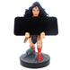 Support Cable Guy Wonder Woman tenant un iPhone en position verticale pour chargement