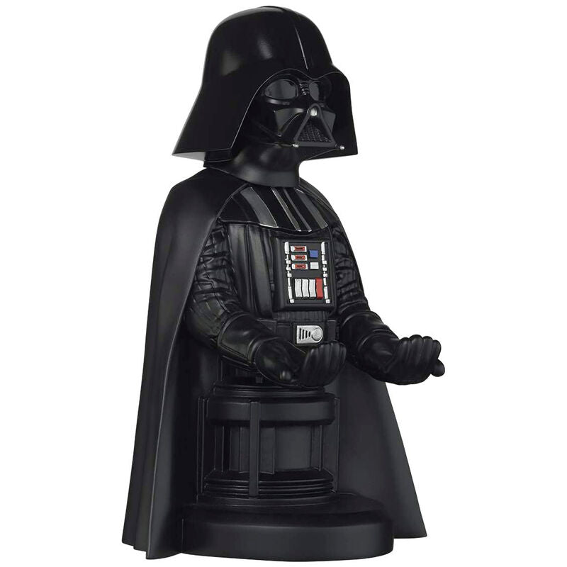 Image détaillée du design sculpté du support câble Dark Vador en plastique solide