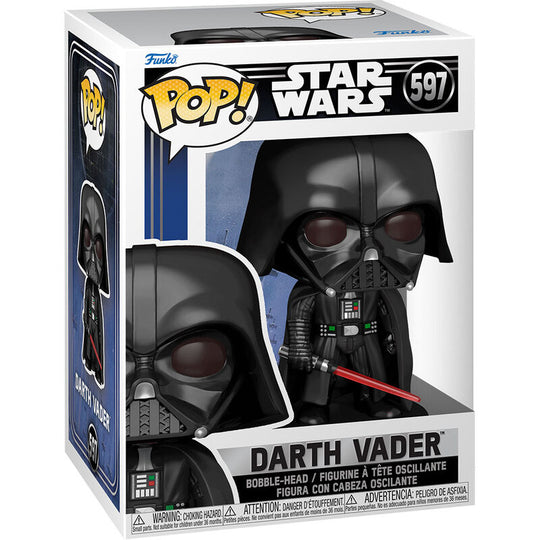 Figurine Funko POP Darth Vader Star Wars en vinyle de 9 cm dans sa boîte vitrine