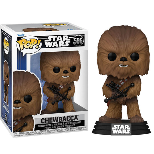 Vue de face de la figurine Funko POP Chewbacca avec détails précis du personnage Wookiee