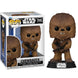Vue de face de la figurine Funko POP Chewbacca avec détails précis du personnage Wookiee