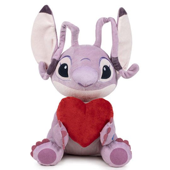 Peluche Disney Angel Heart de 30 cm avec son intégré, vue de face sur fond blanc.