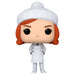 Détail de la figurine Funko POP Beth Harmon avec tenue finale et accessoires de Queens Gambit