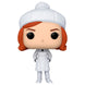 Détail de la figurine Funko POP Beth Harmon avec tenue finale et accessoires de Queens Gambit