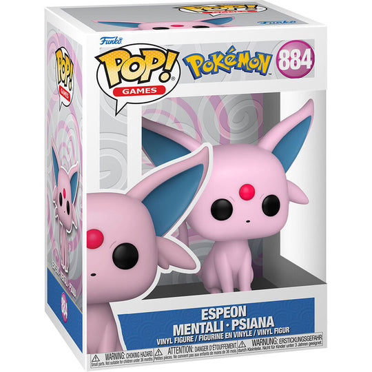 Figurine Funko POP Espeon Pokémon en vinyle de 9 cm avec détails précis et couleurs vives