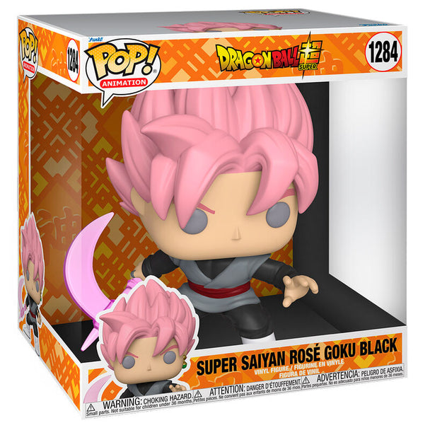 Figurine Funko POP jumbo de Goku Black en Super Saiyan Rose, vue de face, haute de 25 cm