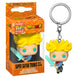Présentation du porte-clés Dragon Ball Super Trunks avec épée sur fond neutre