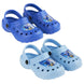 Sabot de plage Sonic The Hedgehog CERDÁ vue de face taille 26/27 en EVA bleu et rouge