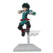 Figurine Izuku Midoriya Deku 11cm en pose dynamique avec costume vert de My Hero Academia