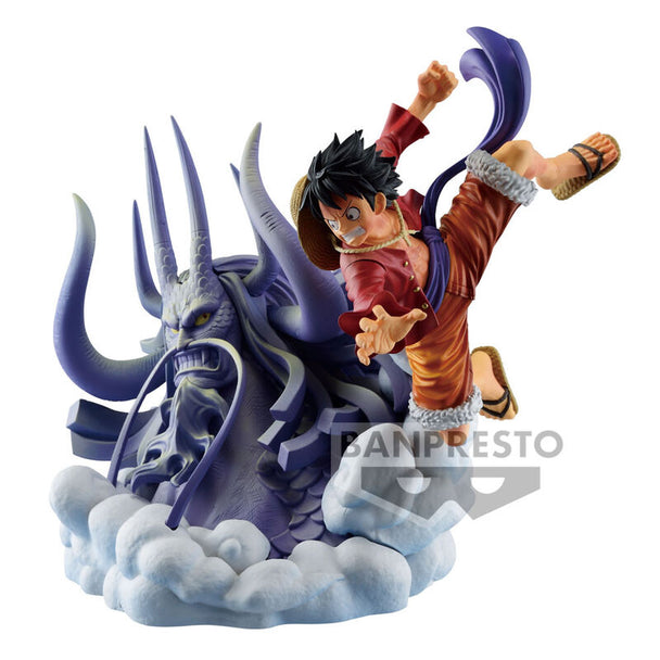 Figurine Monkey D. Luffy Dioramatic de 20 cm vue de face avec détails précis et couleurs vives