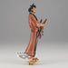 Profil gauche de la figurine Kin'emon avec ses vêtements traditionnels et accessoires