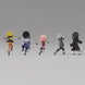 Vue arrière de la figurine Naruto Shippuden World Collectable avec détails du costume et accessoires sculptés