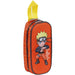 Intérieur doublé de la trousse double compartiment Naruto Shippuden pour une meilleure protection