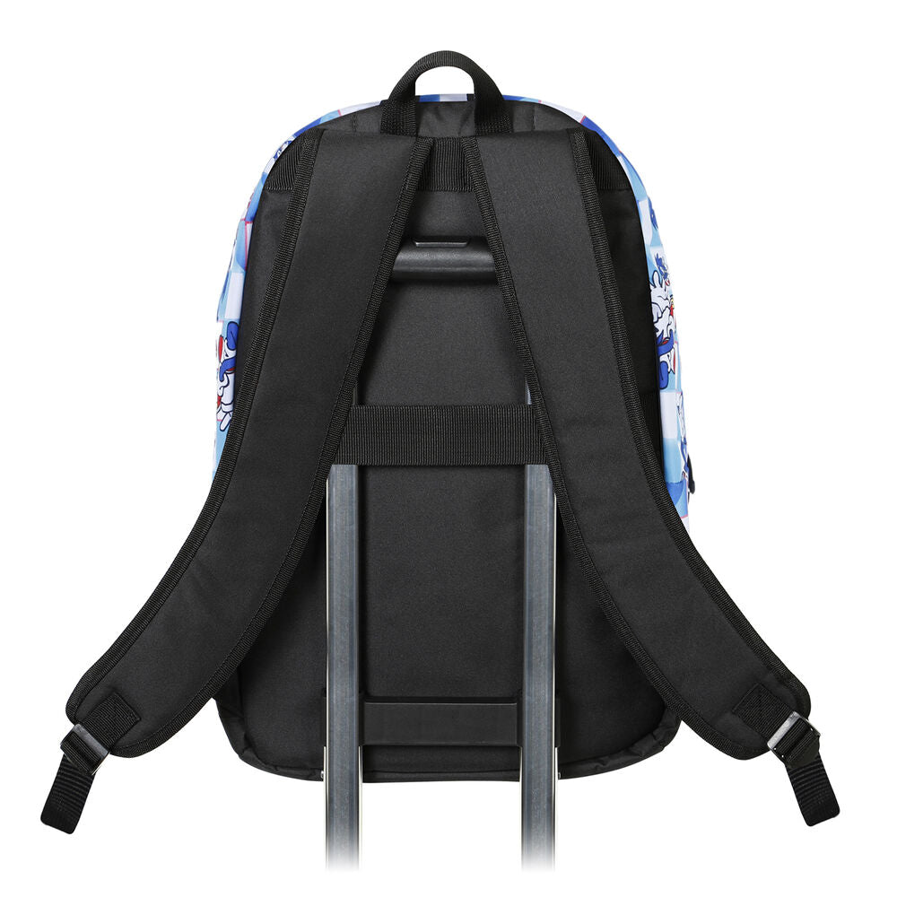 Intérieur du sac à dos Sonic avec doublure et poche pour appareils électroniques