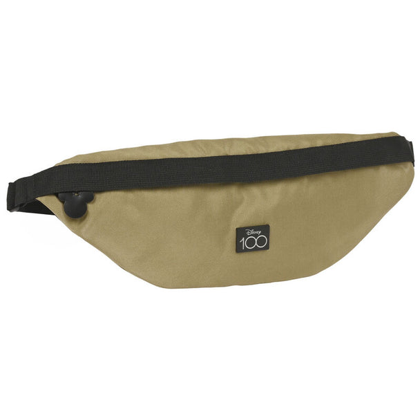 Sac banane Disney SAFTA vue de face avec fermeture éclair principale visible et design coloré