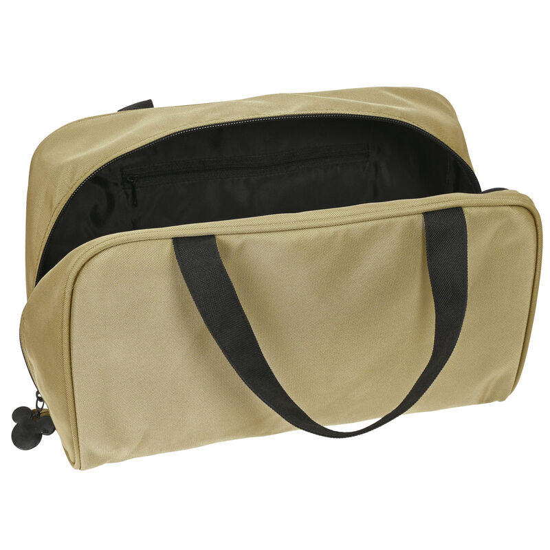 Vue latérale du vanity case Minnie Disney SAFTA montrant sa taille compacte