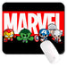 Tapis de souris Marvel ERT GROUP vu de dessus avec design coloré et dimensions 22x18cm