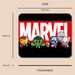 Tapis de souris Marvel ERT GROUP roulé pour faciliter le transport et le rangement
