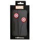 Détail du câble de 120 cm et prise jack 3,5 mm des écouteurs Marvel Captain America