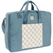 Valise maternité Leaves SAFTA vue de face avec poche avant zippée et design élégant