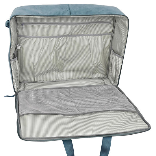 Valise maternité Leaves SAFTA équipée de poignées supérieures et d'une bandoulière ajustable pour un transport confortable