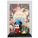 Vue latérale de la figurine Funko POP Mickey en apprenti sorcier avec bâton magique et effets de couleur bleue